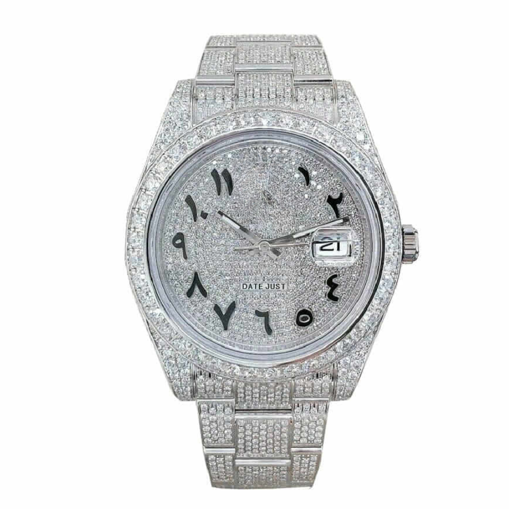 Datejust 126300 “Iced Out Arabic Dial”